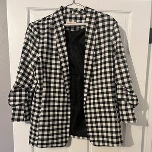 Plaid blazer